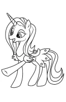 My little pony kleurplaat 4